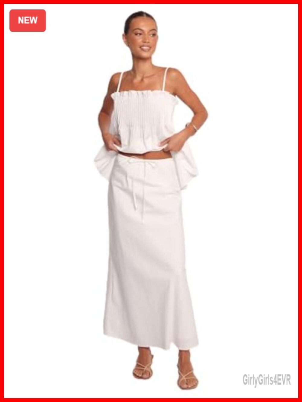 Petal & Pup Women's Elena Cotton Maxi Skirt